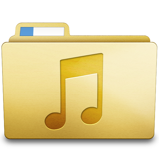 Yellow Music Icon 512x512 png
